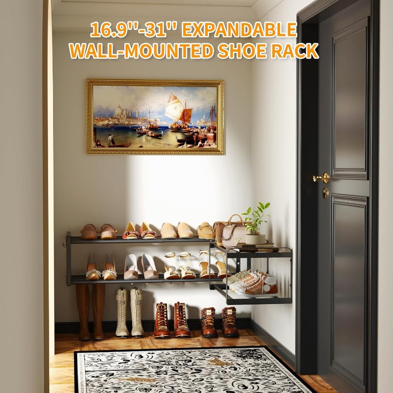 Wall Mounted Shoe Rack 16. 9\