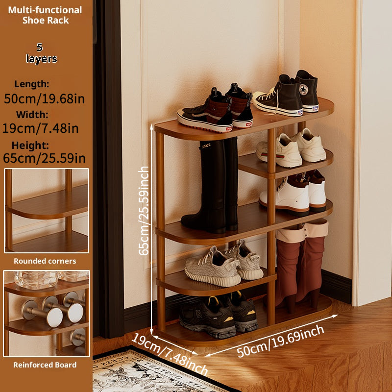 Multi-Layer Shoe Rack | Easy Household Door with Boot Storage, Space-Saving, Easy to Install, Large Capacity, Suitable for Various Room Types, Made of and Artificial Board