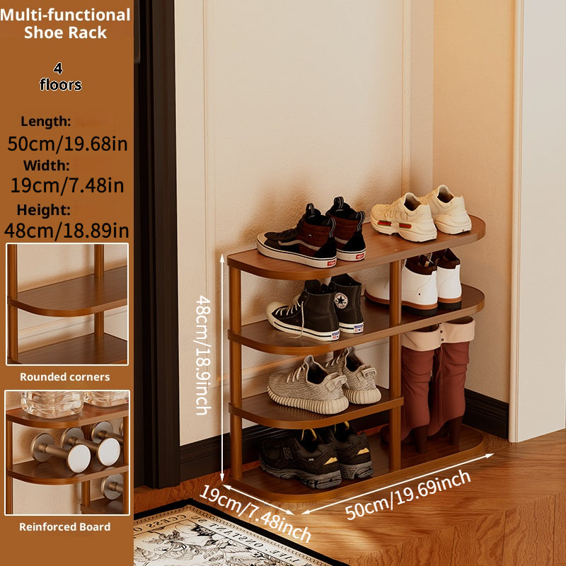 Multi-Layer Shoe Rack | Easy Household Door with Boot Storage, Space-Saving, Easy to Install, Large Capacity, Suitable for Various Room Types, Made of and Artificial Board