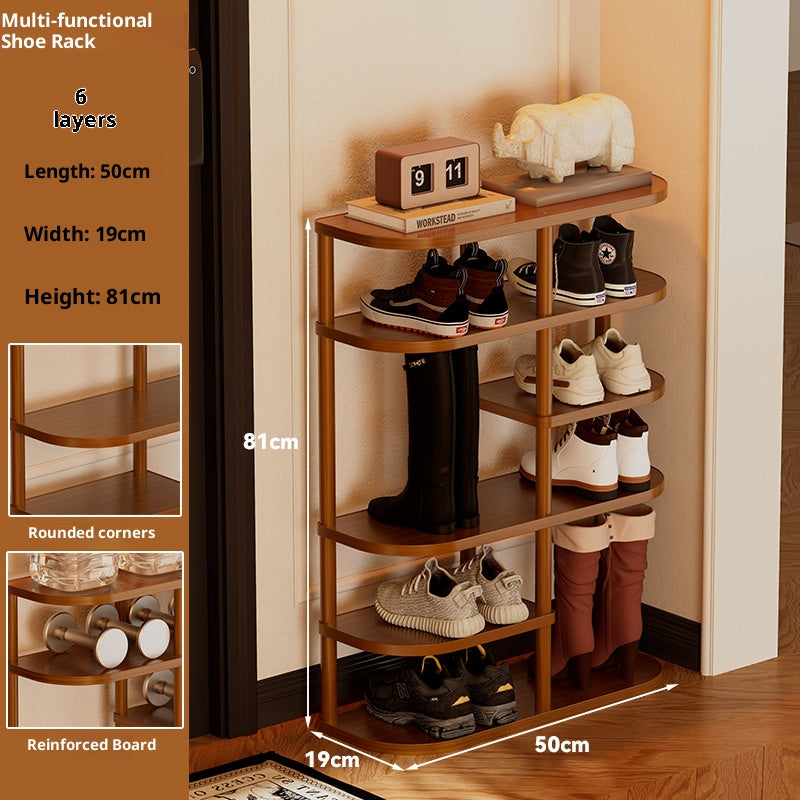Multi-Layer Shoe Rack | Easy Household Door with Boot Storage, Space-Saving, Easy to Install, Large Capacity, Suitable for Various Room Types, Made of and Artificial Board